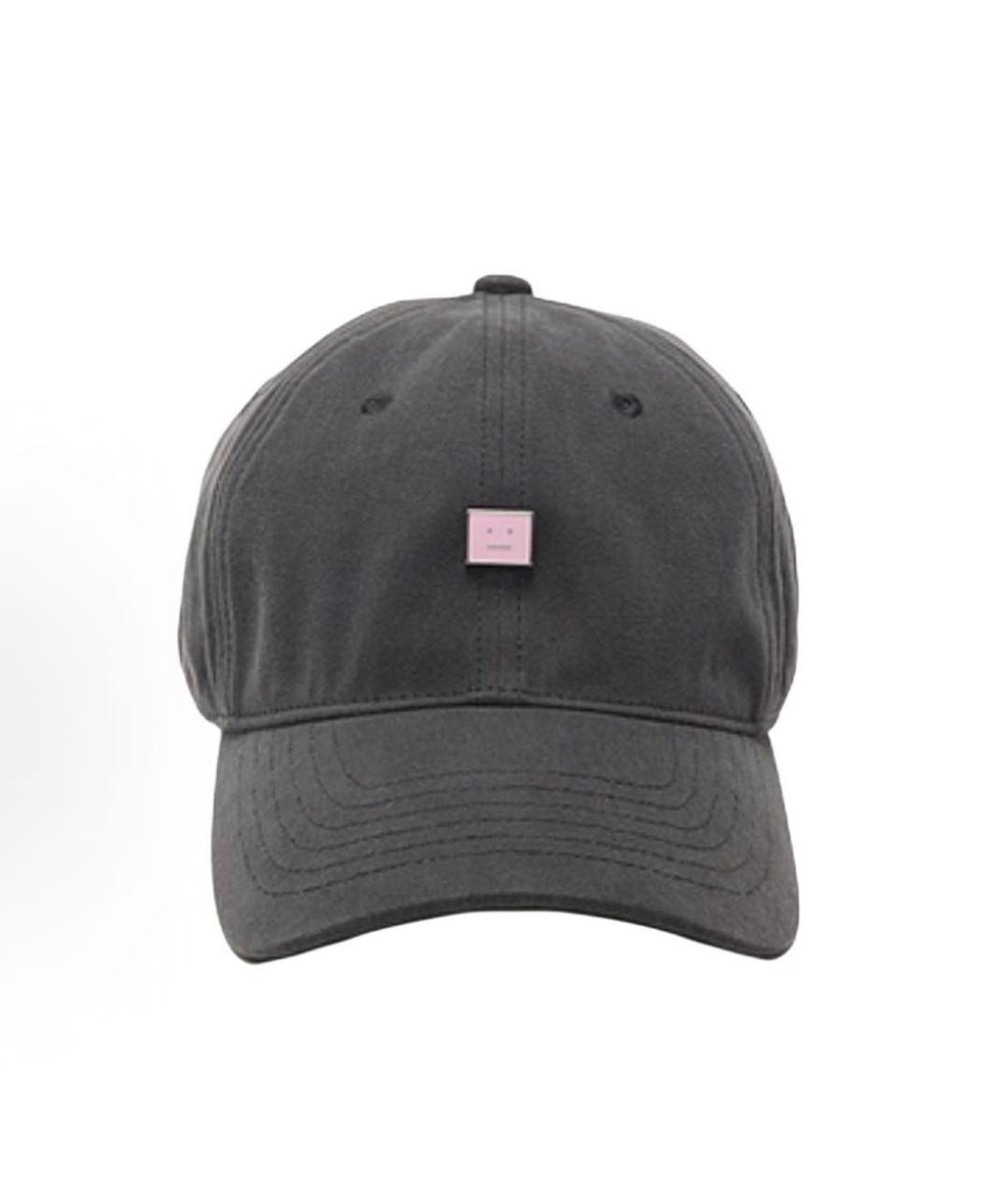 ACNE STUDIOS Серая хлопковая кепка, фото 5