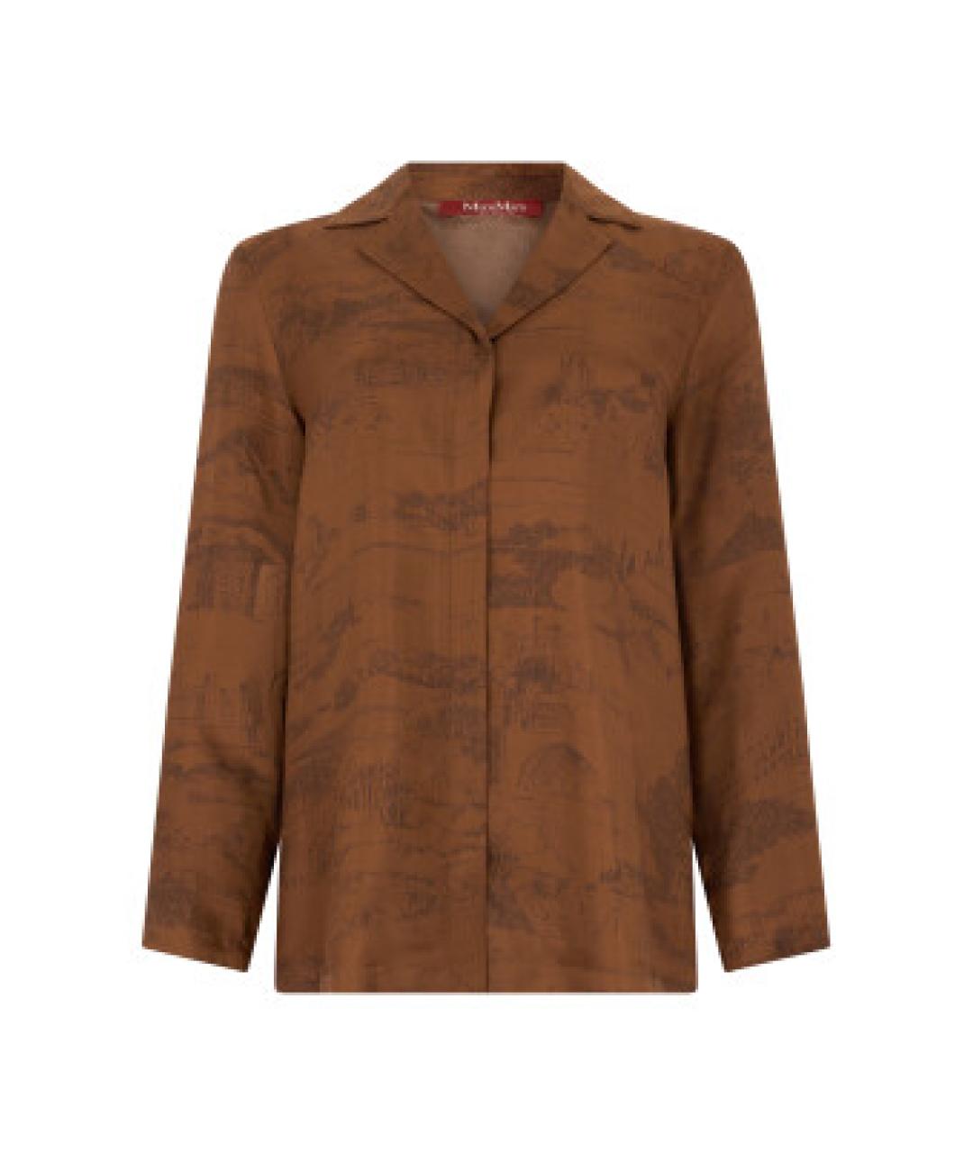 MAX MARA STUDIO Коричневый костюм с брюками, фото 4