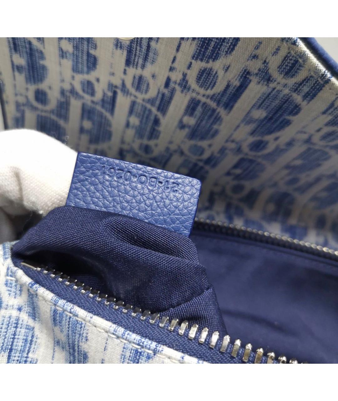 CHRISTIAN DIOR Бирюзовая сумка на плечо, фото 7