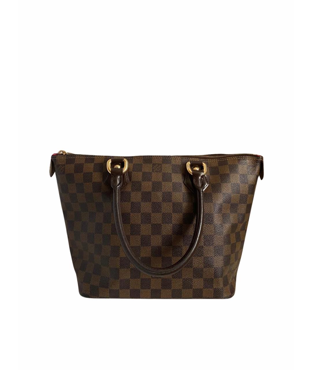 LOUIS VUITTON Коричневая сумка с короткими ручками, фото 1