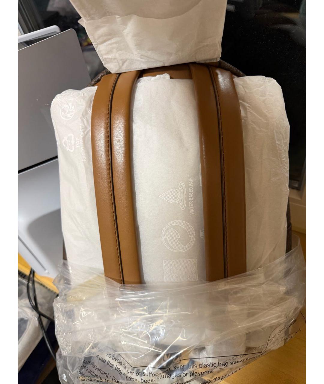 MICHAEL KORS Коричневый рюкзак, фото 4