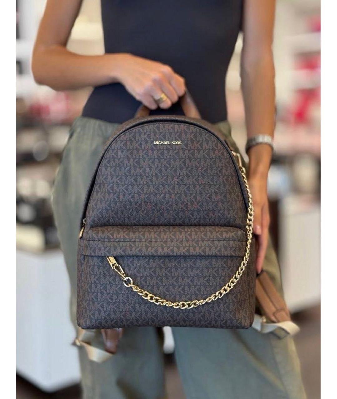 MICHAEL KORS Коричневый рюкзак, фото 3