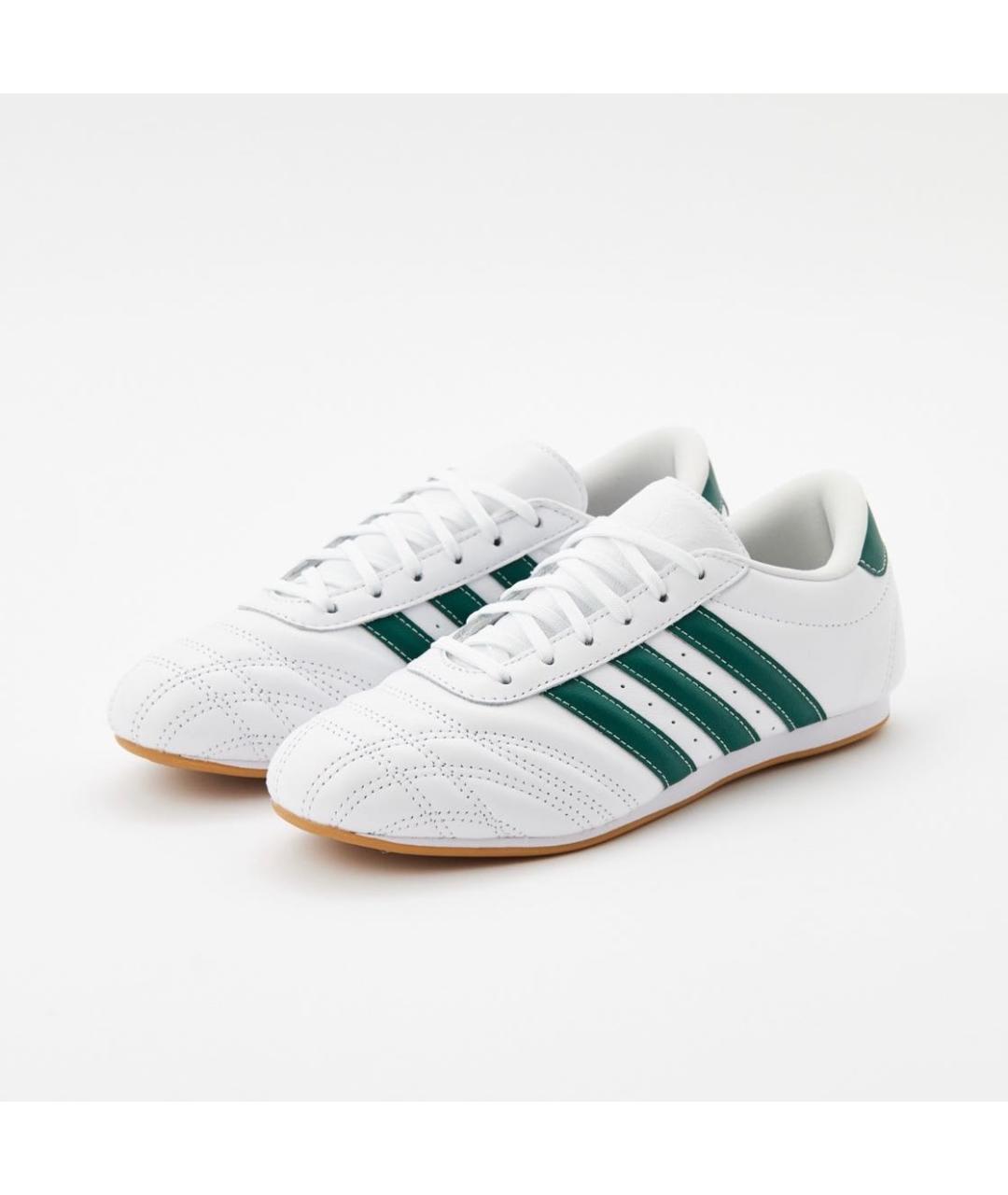 ADIDAS Белые кожаные кроссовки, фото 4