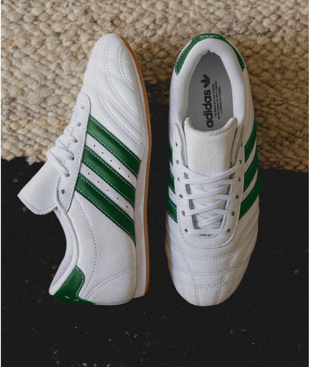 ADIDAS Белые кожаные кроссовки, фото 2