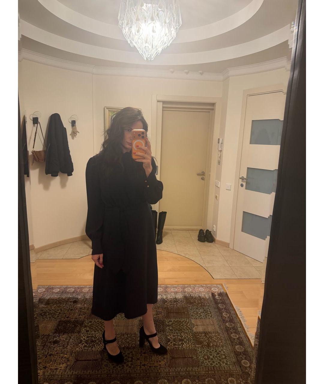 GIANVITO ROSSI Темно-синие бархатные туфли, фото 7