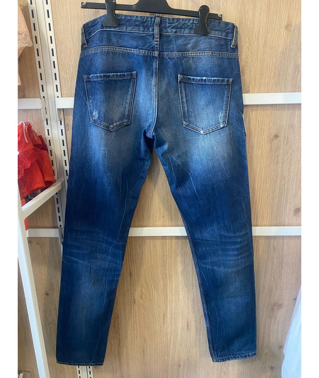 PHILIPP PLEIN Синие джинсы скинни, фото 2