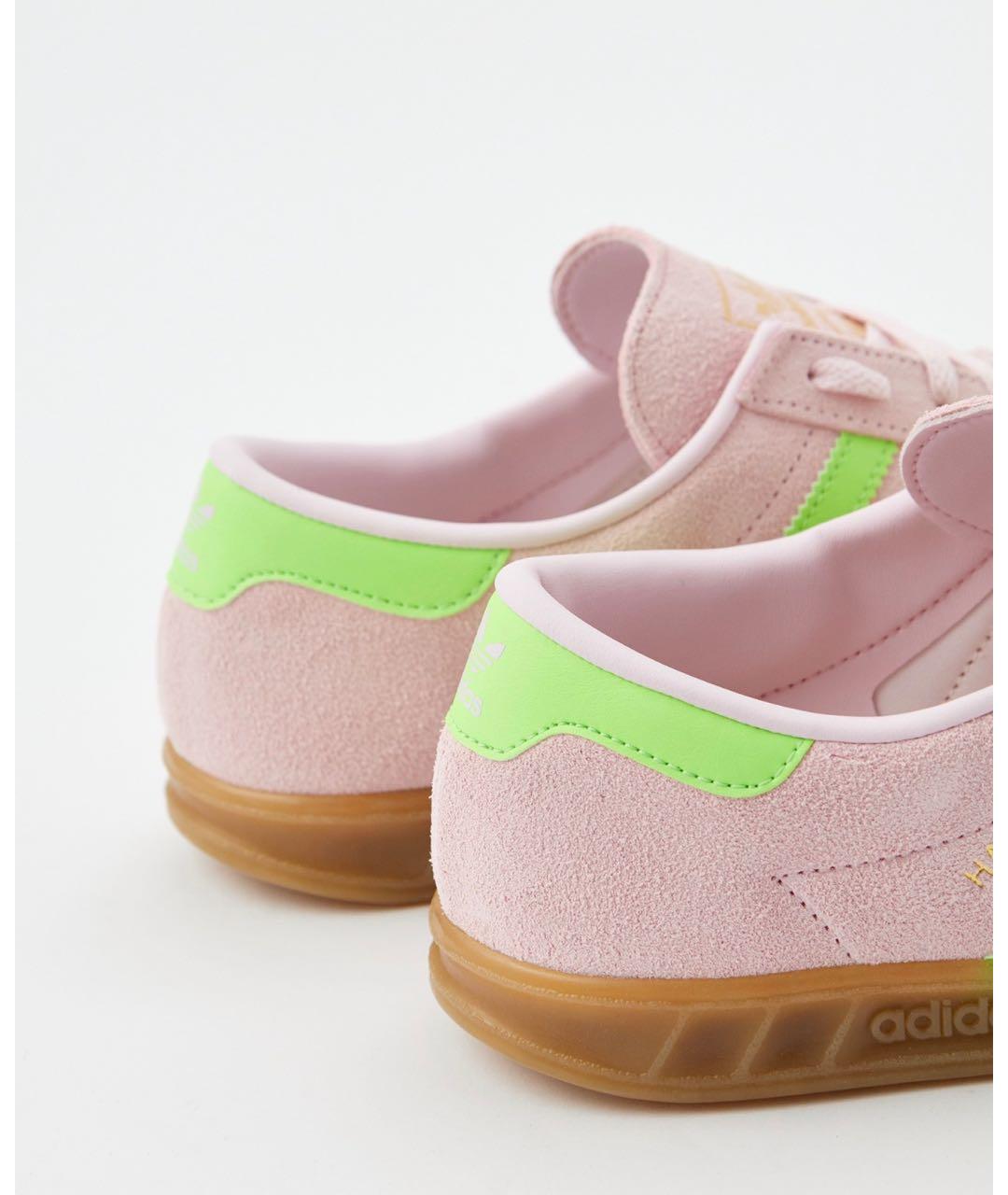 ADIDAS Розовые замшевые кроссовки, фото 8