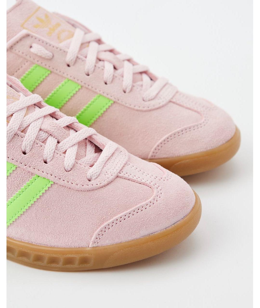 ADIDAS Розовые замшевые кроссовки, фото 6