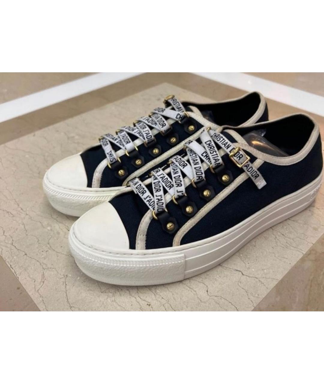 CHRISTIAN DIOR Черные кеды, фото 3