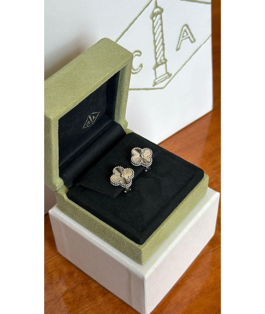 VAN CLEEF & ARPELS Серебряные серьги из белого золота, фото 4