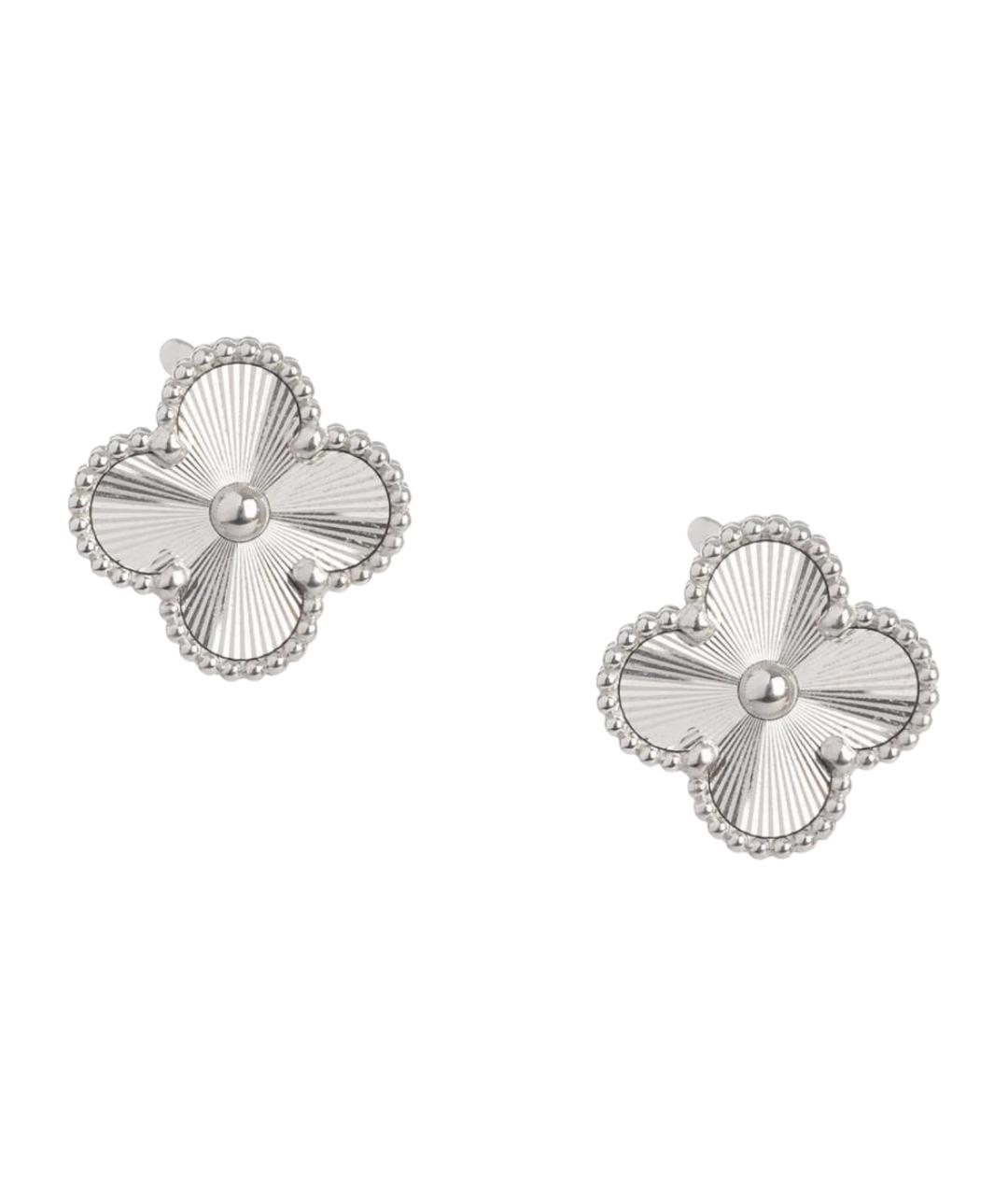 VAN CLEEF & ARPELS Серебряные серьги из белого золота, фото 1