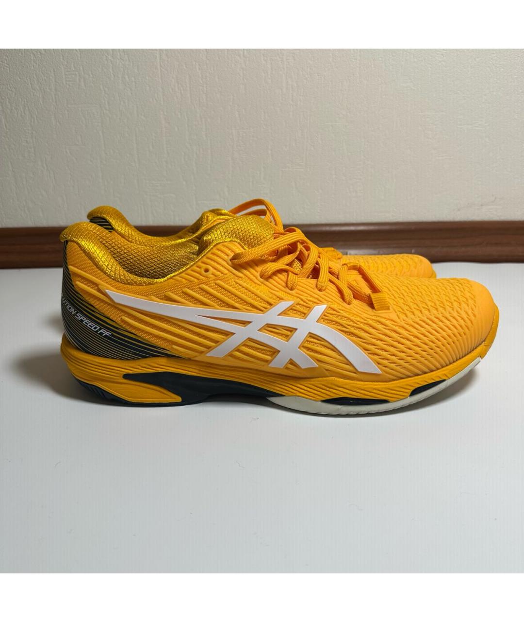 ASICS Оранжевое текстильные низкие кроссовки / кеды, фото 9