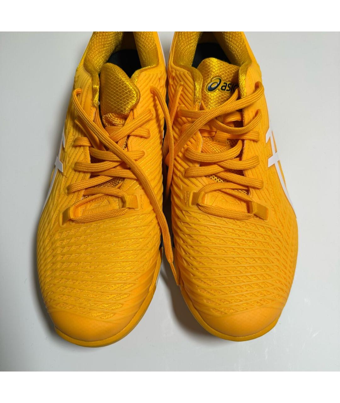 ASICS Оранжевое текстильные низкие кроссовки / кеды, фото 2