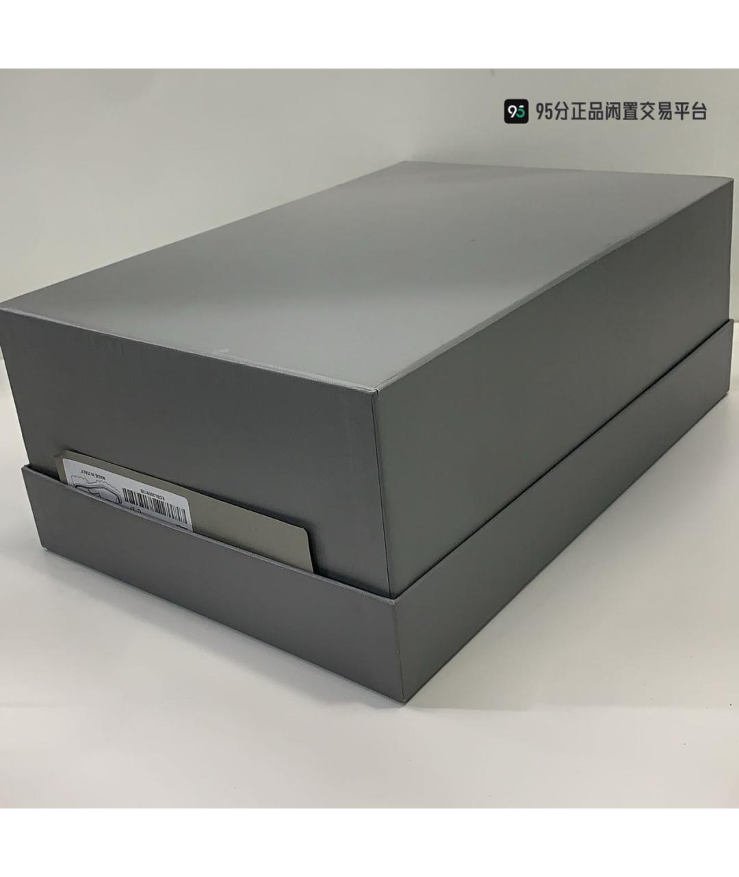 BALENCIAGA Черные кожаные брогги и оксфорды, фото 7