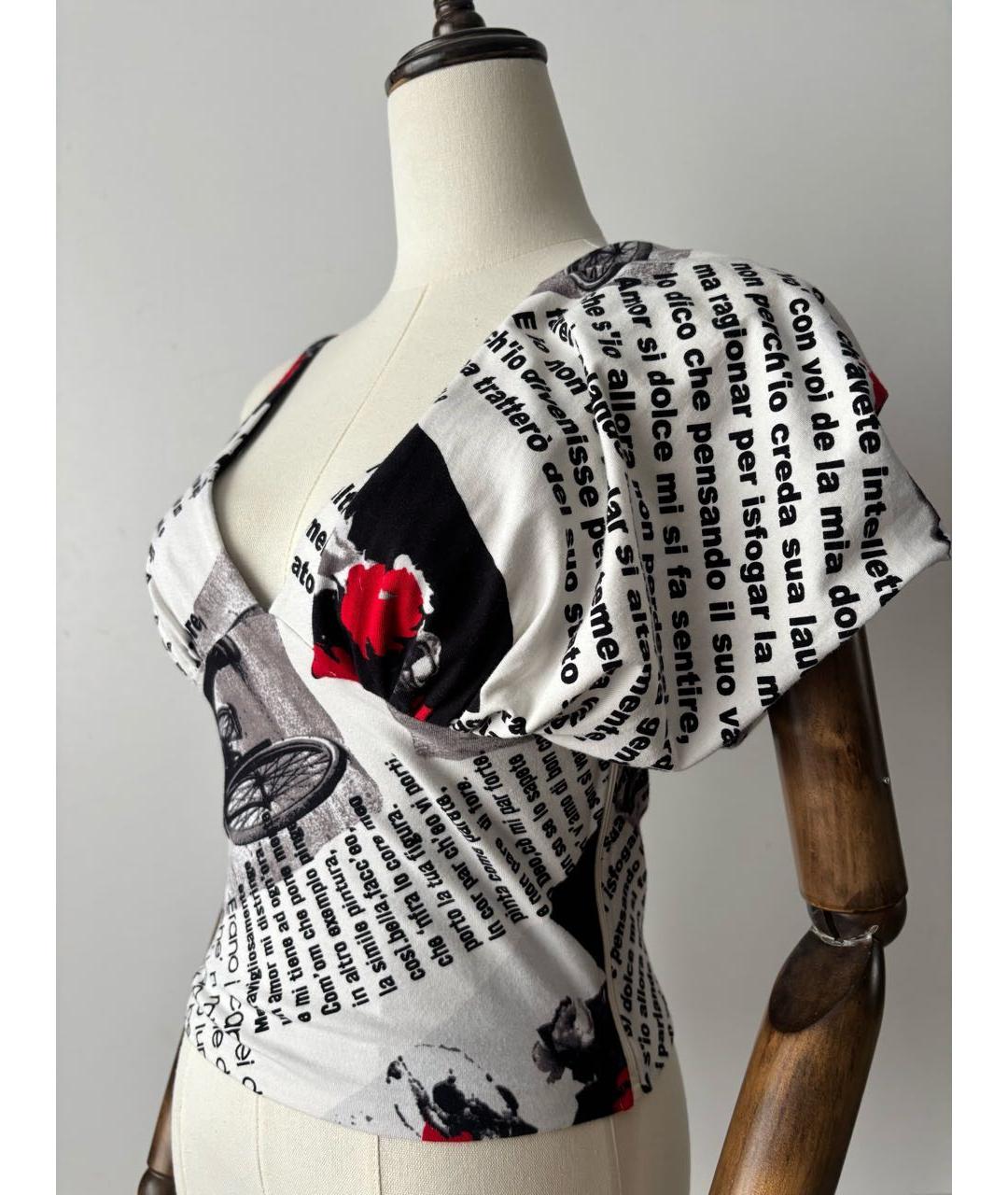 Mariella Burani Мульти хлопко-эластановая майка, фото 4