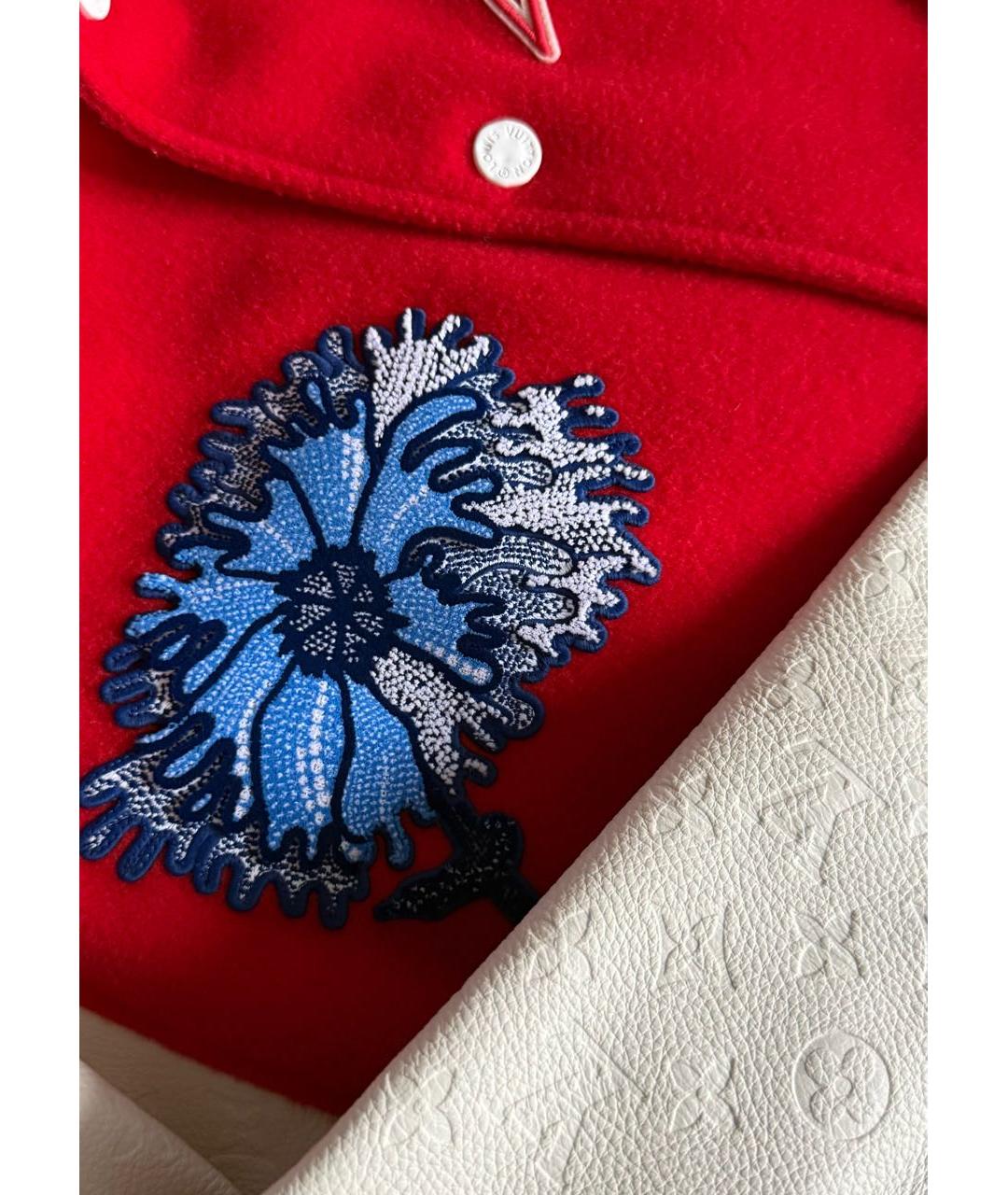 LOUIS VUITTON Красная шерстяная куртка, фото 4