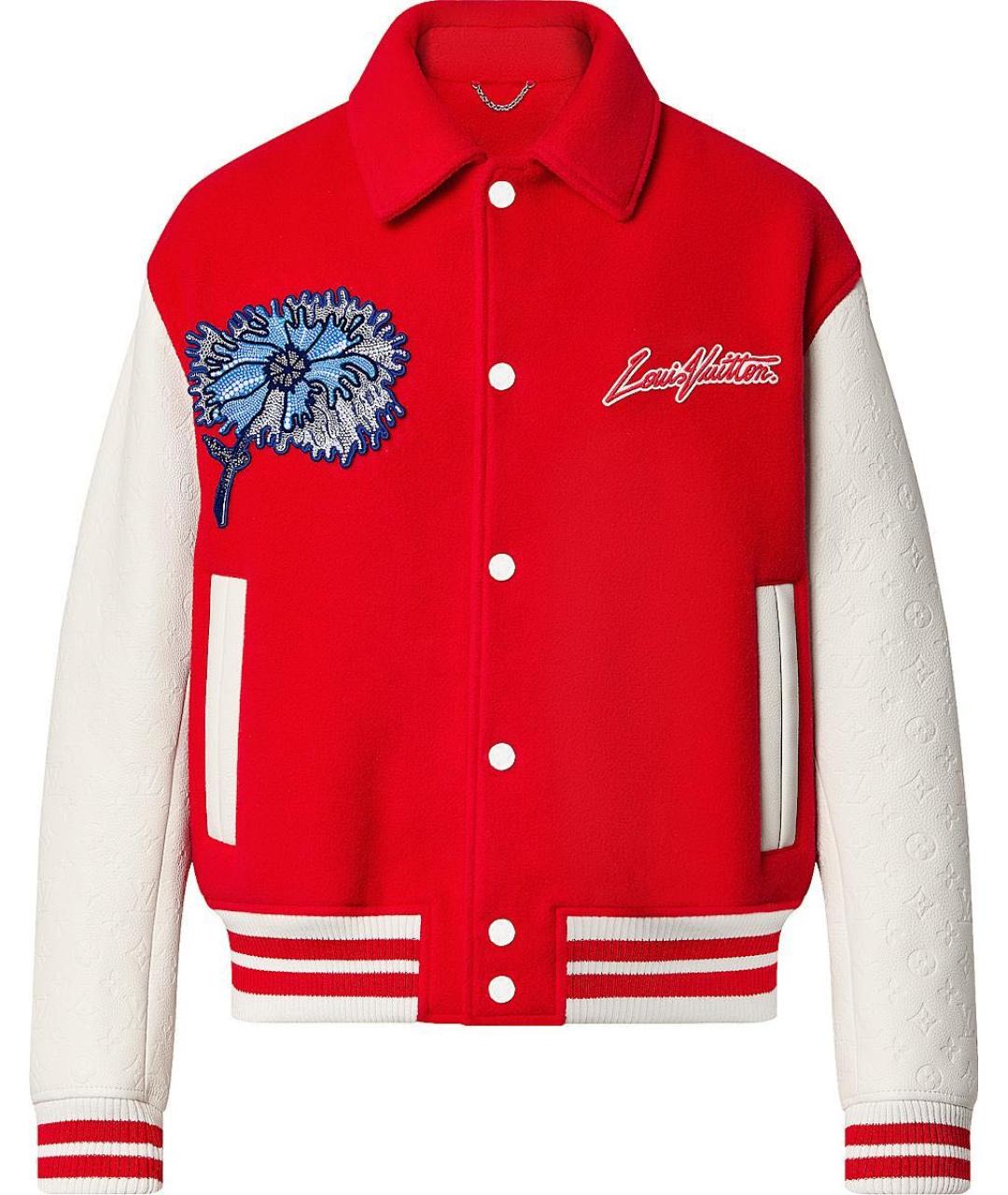 LOUIS VUITTON Красная шерстяная куртка, фото 1