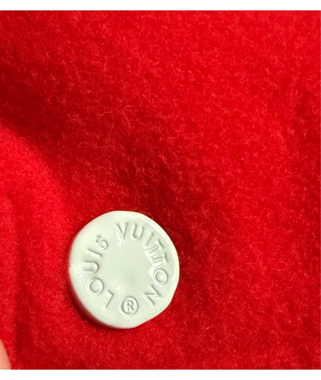 LOUIS VUITTON Красная шерстяная куртка, фото 5