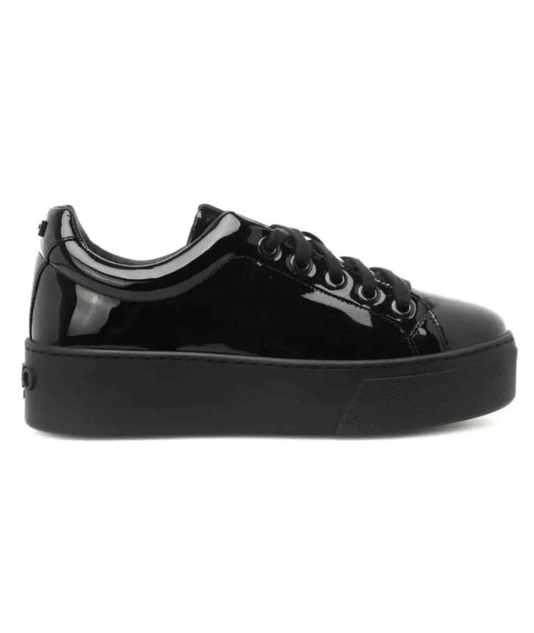 KENZO Черные ботинки из лакированной кожи, фото 10