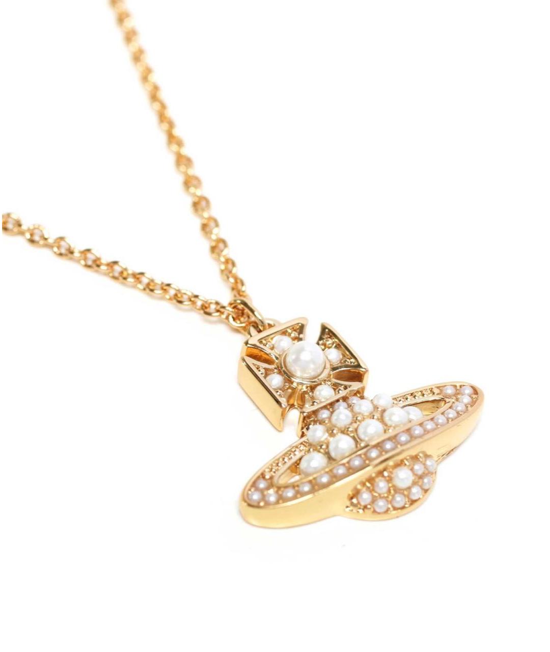 VIVIENNE WESTWOOD Золотая с серебряным покрытием подвеска, фото 2