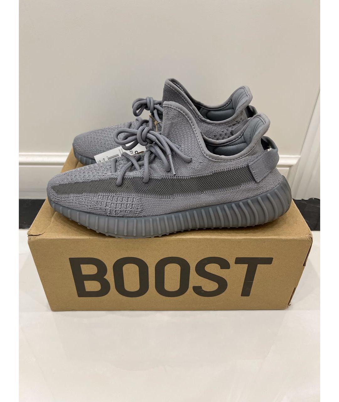 ADIDAS YEEZY Серые текстильные кроссовки, фото 2