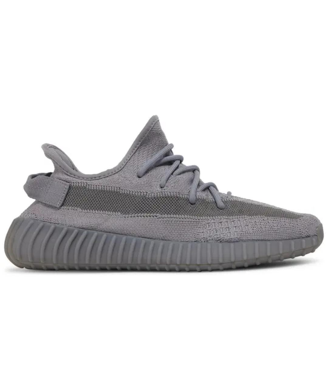 ADIDAS YEEZY Серые текстильные кроссовки, фото 1