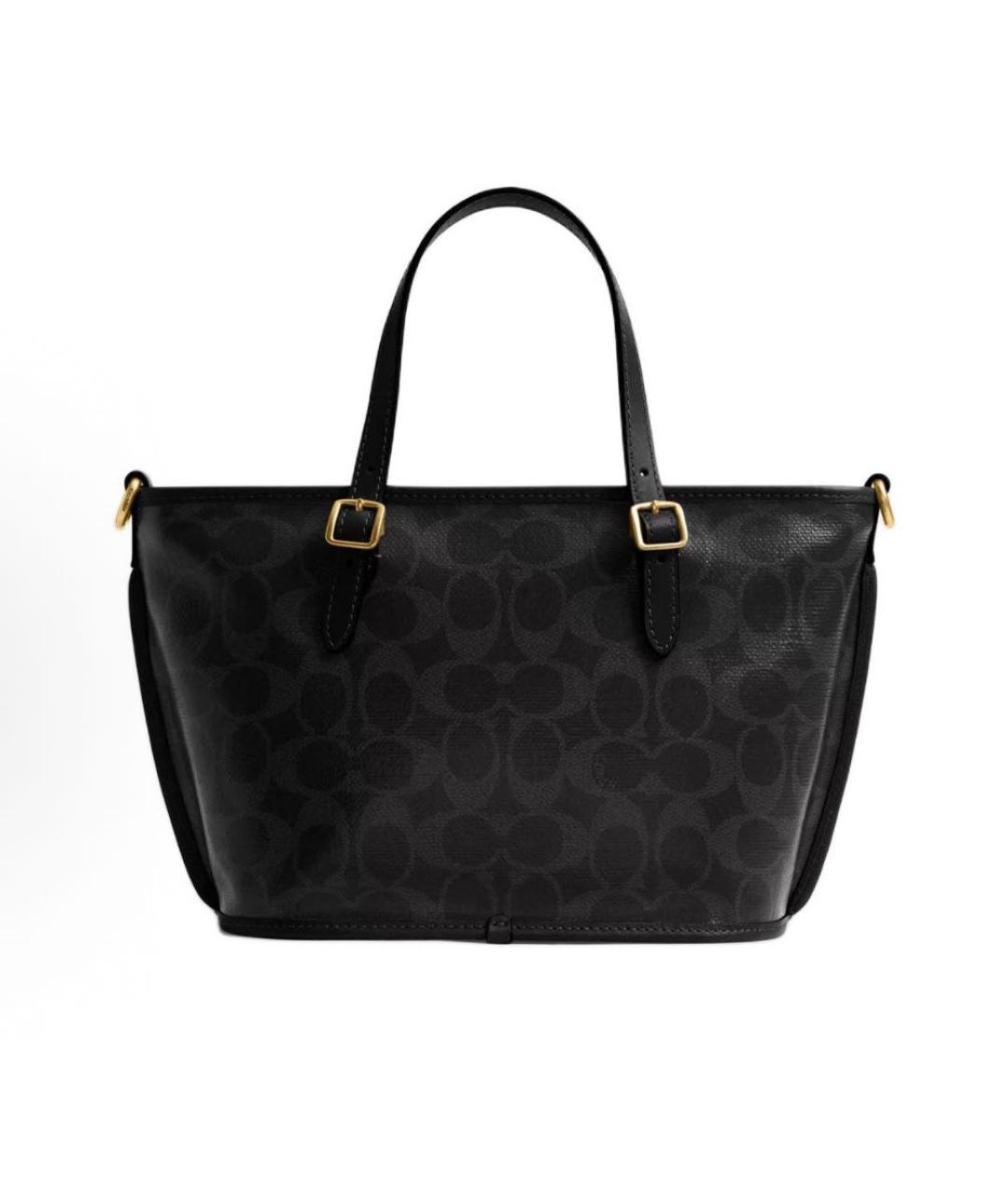 COACH Черная сумка тоут, фото 2