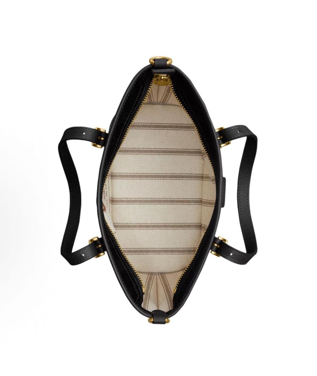 COACH Черная сумка тоут, фото 3