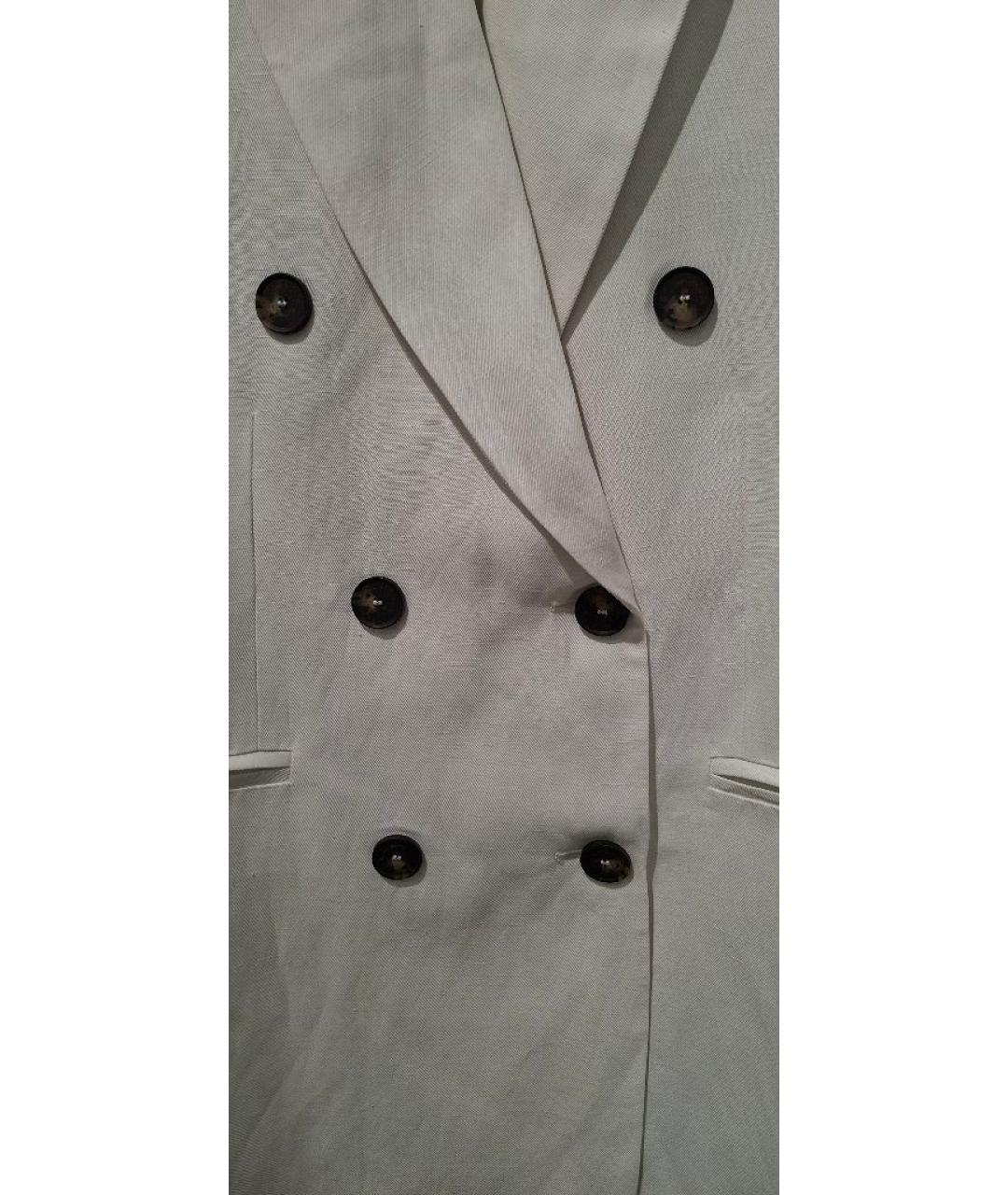 LIVIANA CONTI Белый вискозный костюм с брюками, фото 7