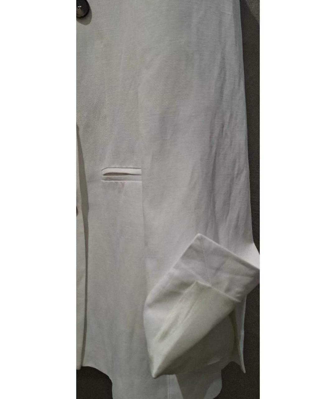 LIVIANA CONTI Белый вискозный костюм с брюками, фото 8