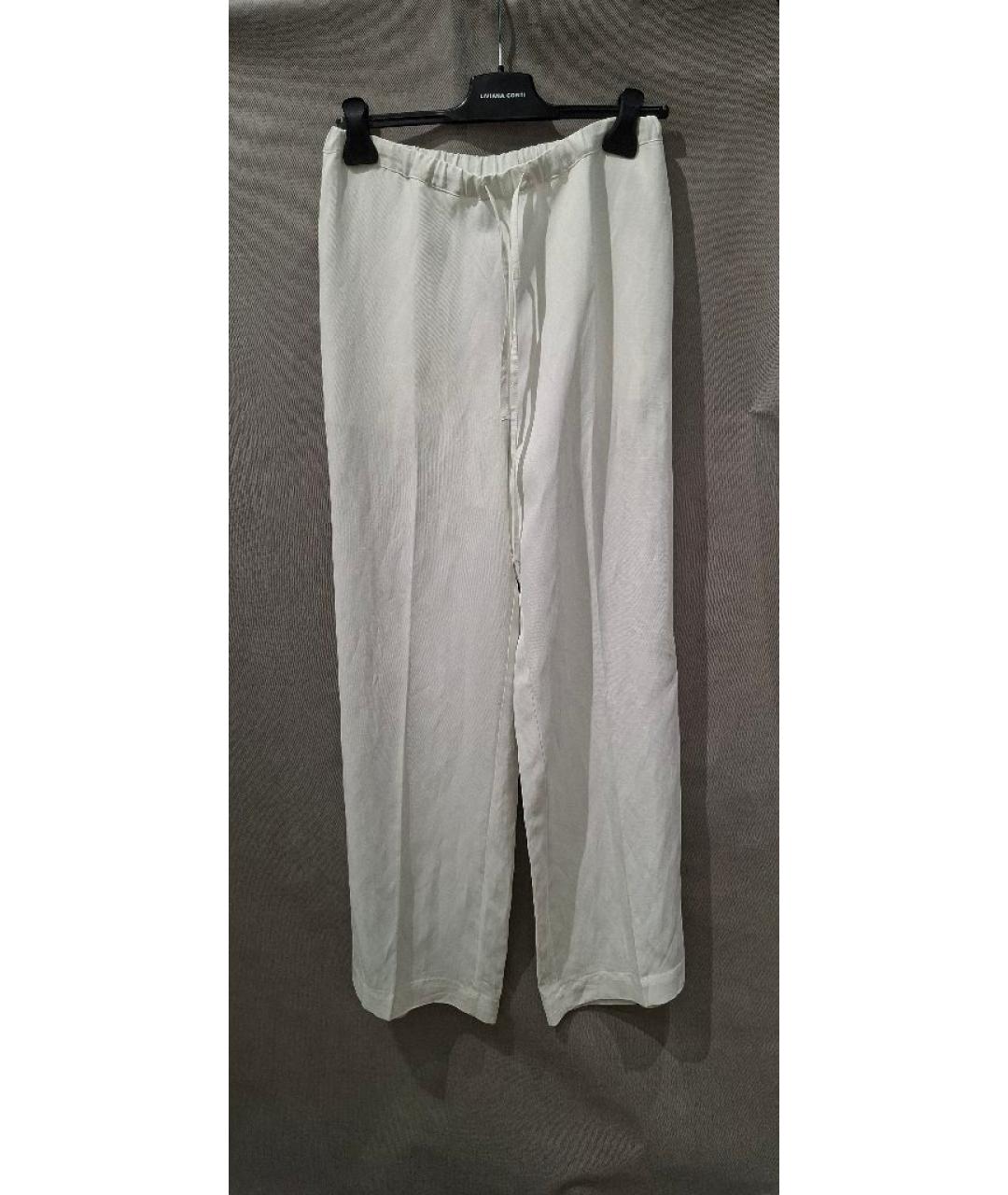 LIVIANA CONTI Белый вискозный костюм с брюками, фото 2