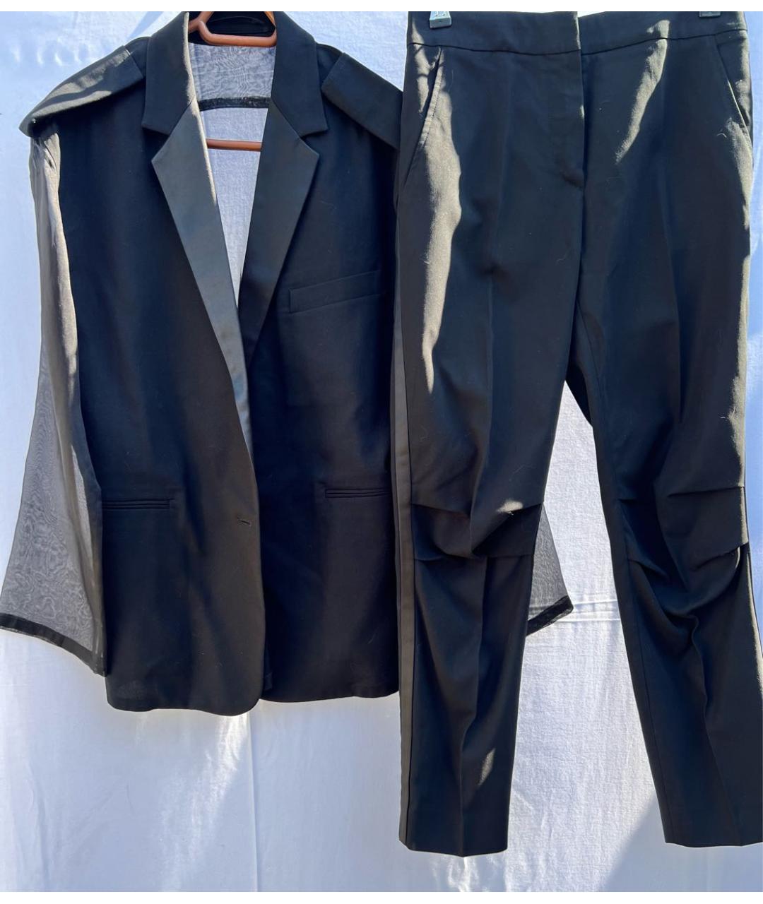 MAX MARA Черный костюм с брюками, фото 2