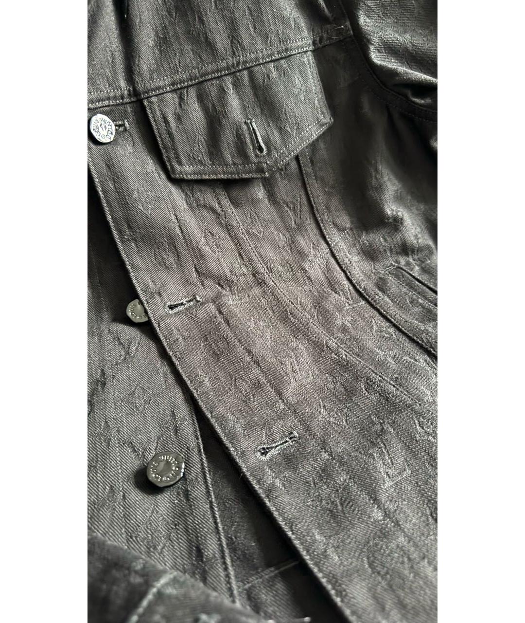 LOUIS VUITTON Черная деним куртка, фото 2