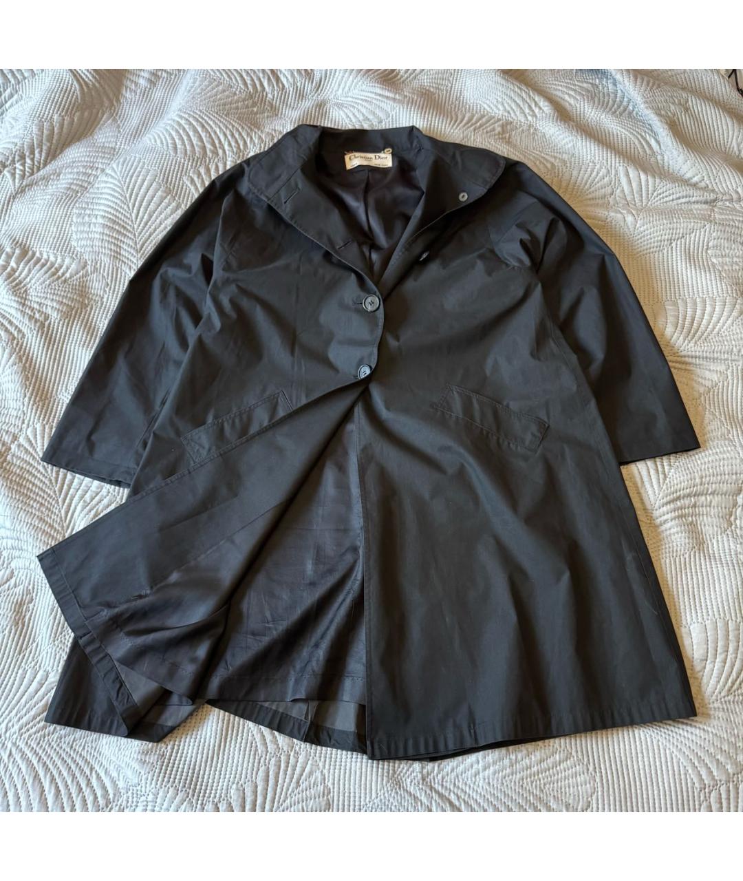 CHRISTIAN DIOR Черный тренч/плащ, фото 8