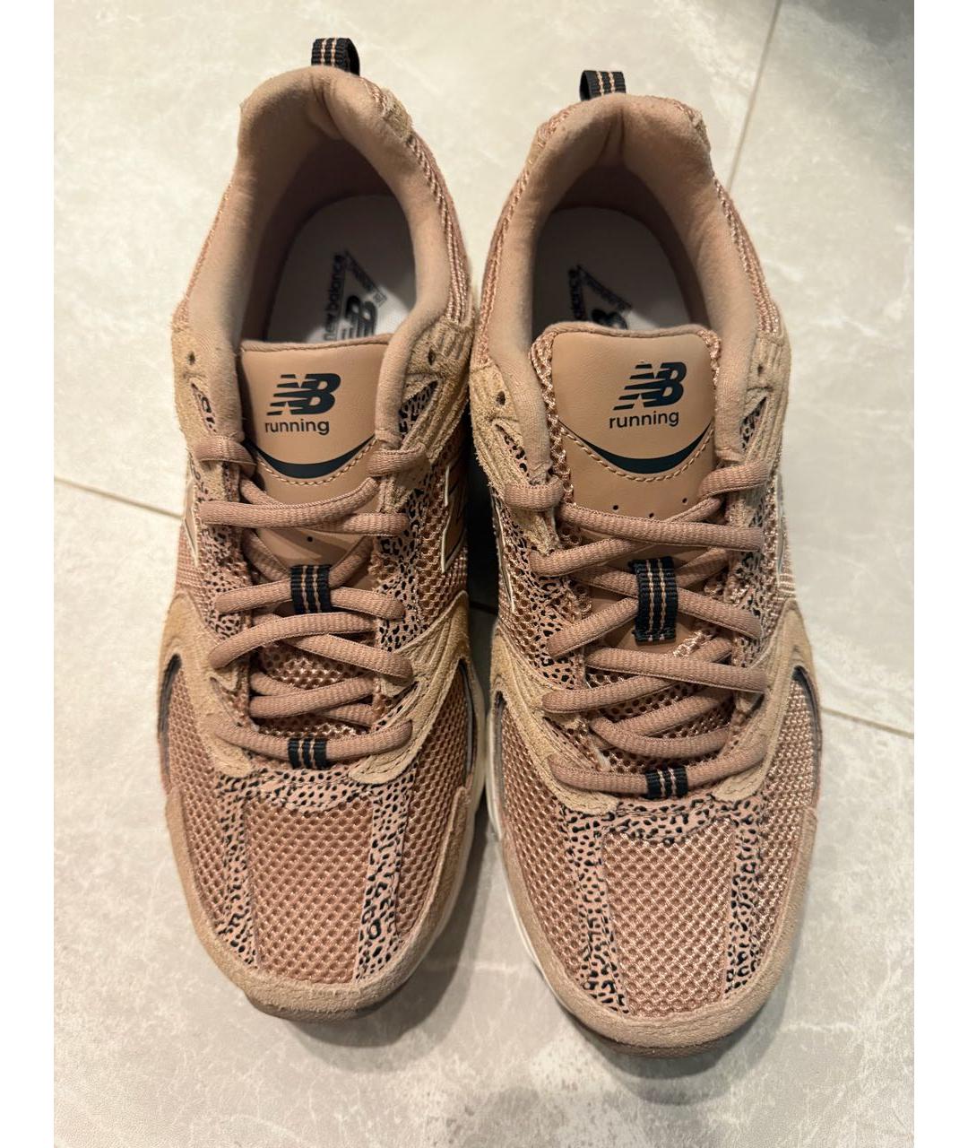 NEW BALANCE Бежевые текстильные кроссовки, фото 2