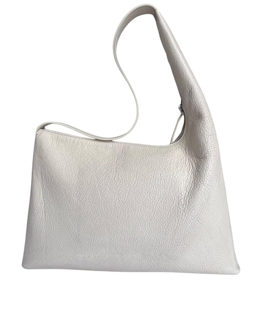 AESTHER EKME Бежевая кожаная сумка с короткими ручками, фото 1