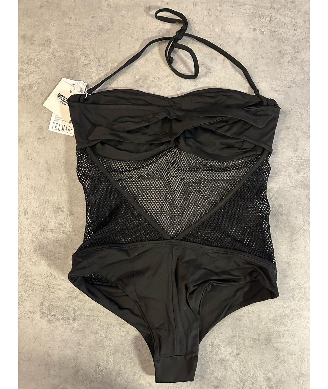 MOSCHINO Черный полиамидовый купальник, фото 3