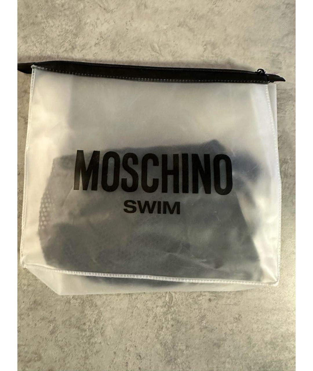 MOSCHINO Черный полиамидовый купальник, фото 5