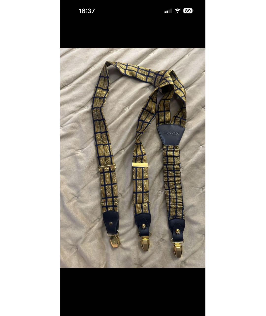 LANVIN Золотая шелковая бабочка, фото 9