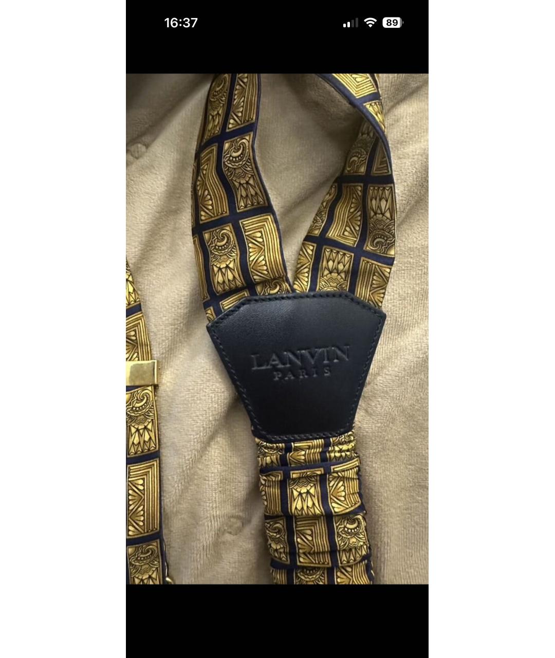 LANVIN Золотая шелковая бабочка, фото 2