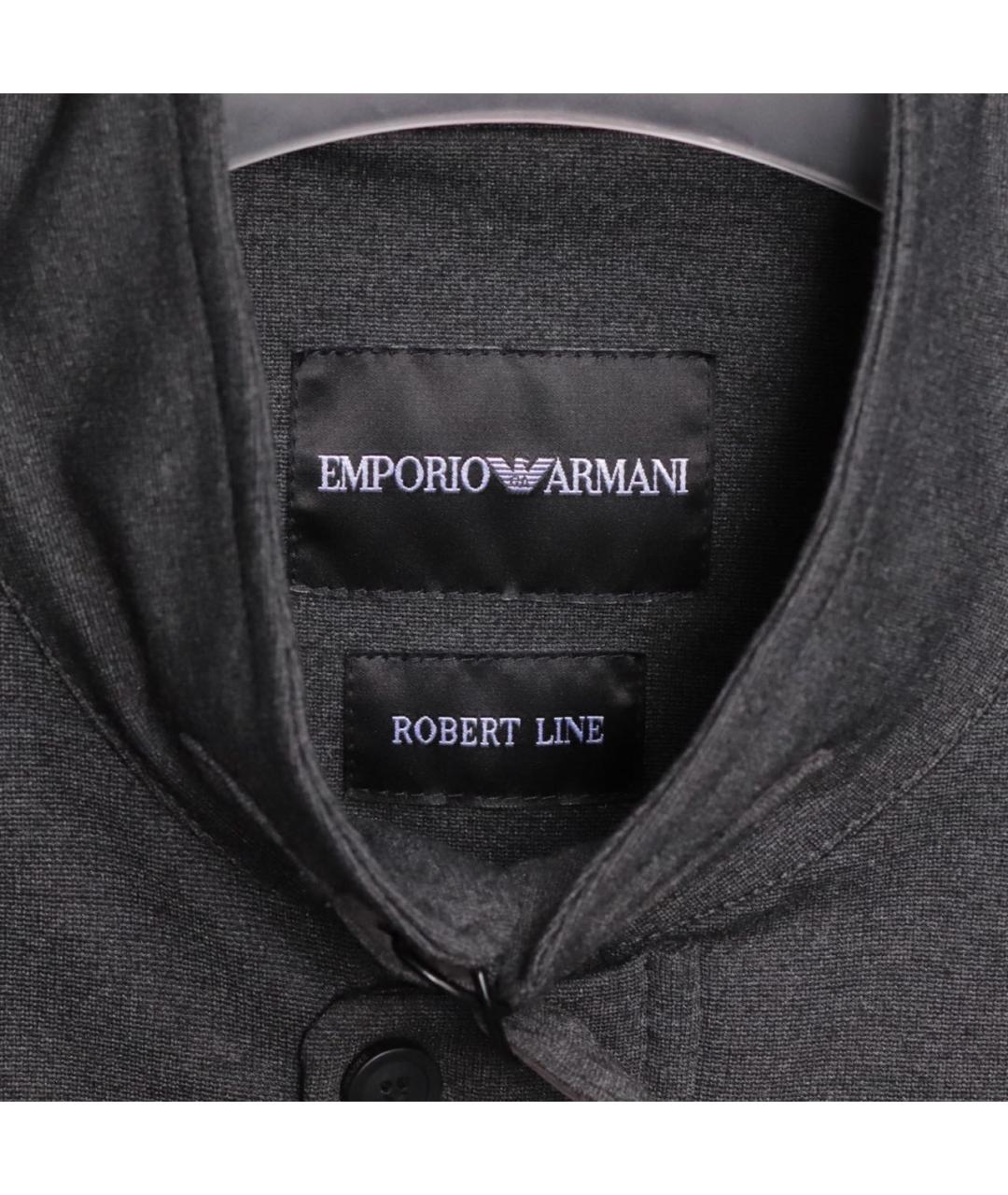 EMPORIO ARMANI Серая вискозная куртка, фото 3