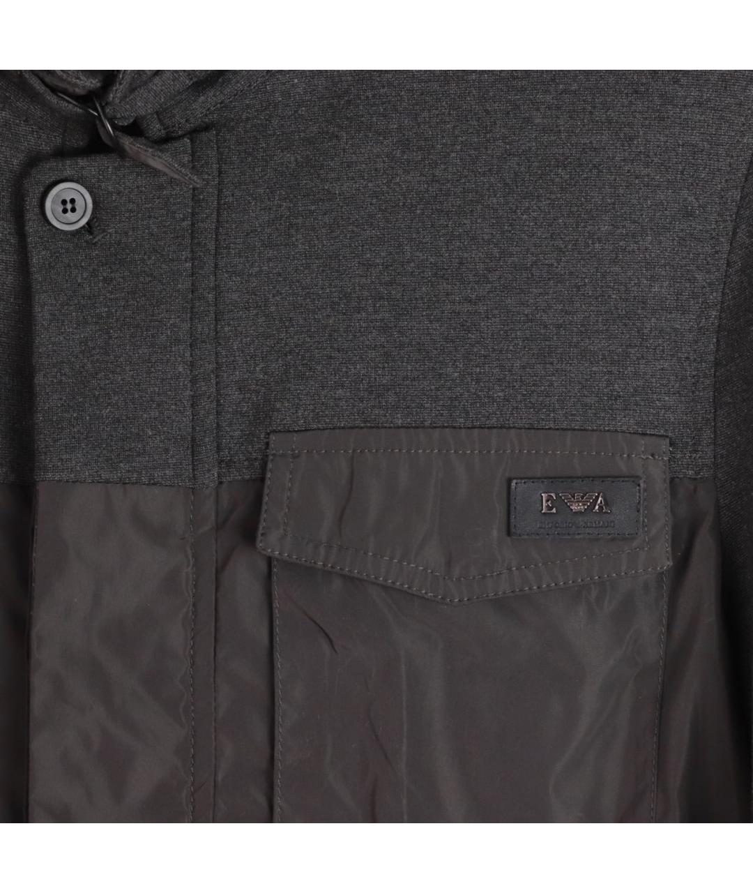 EMPORIO ARMANI Серая вискозная куртка, фото 4