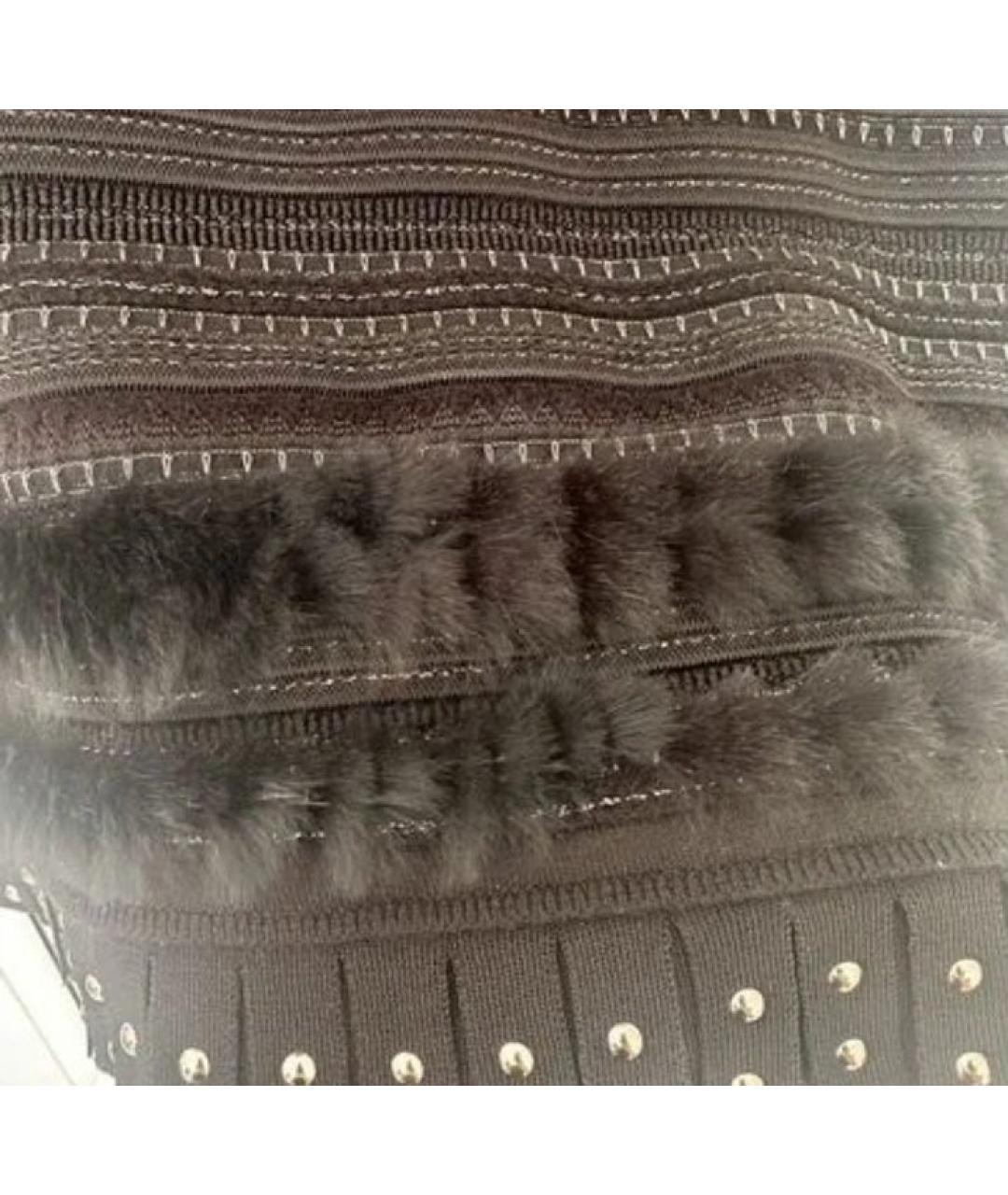 ROBERTO CAVALLI Черное коктейльное платье, фото 6