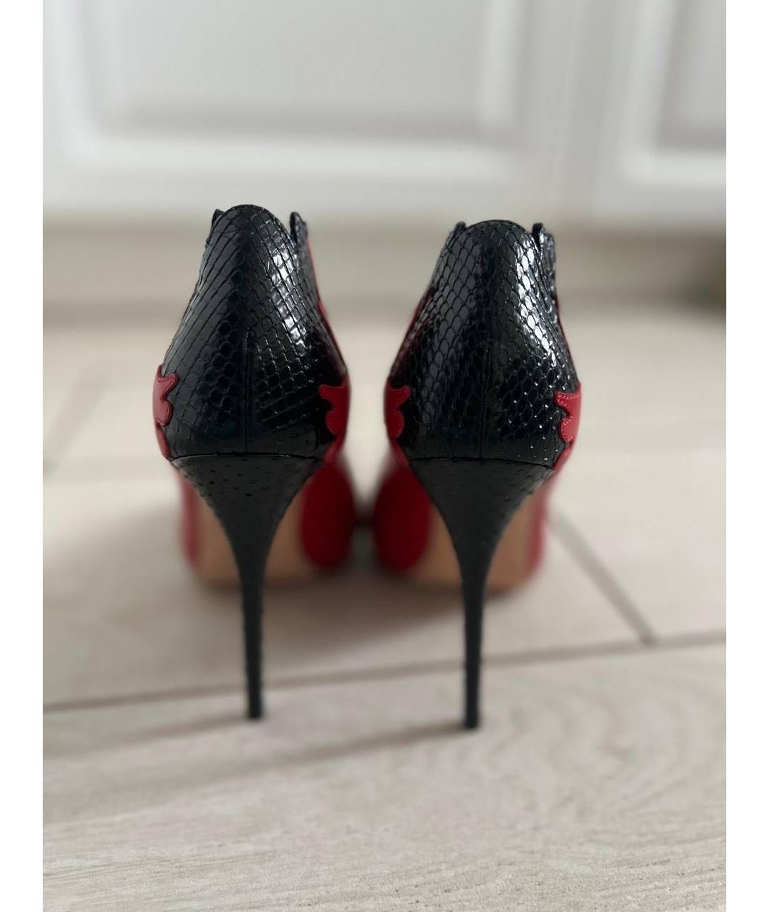 ALEXANDER MCQUEEN Черные кожаные туфли, фото 3