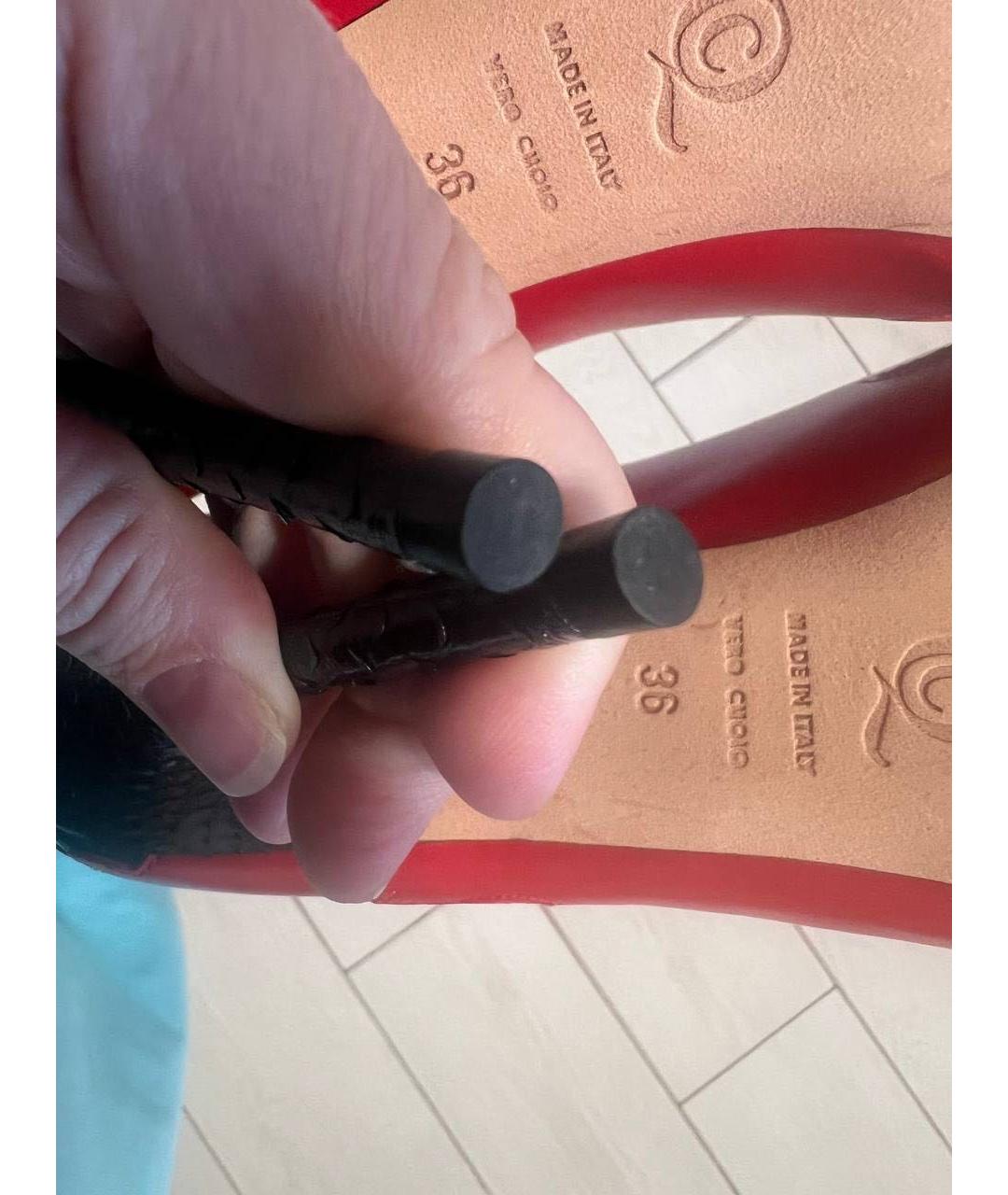 ALEXANDER MCQUEEN Черные кожаные туфли, фото 5