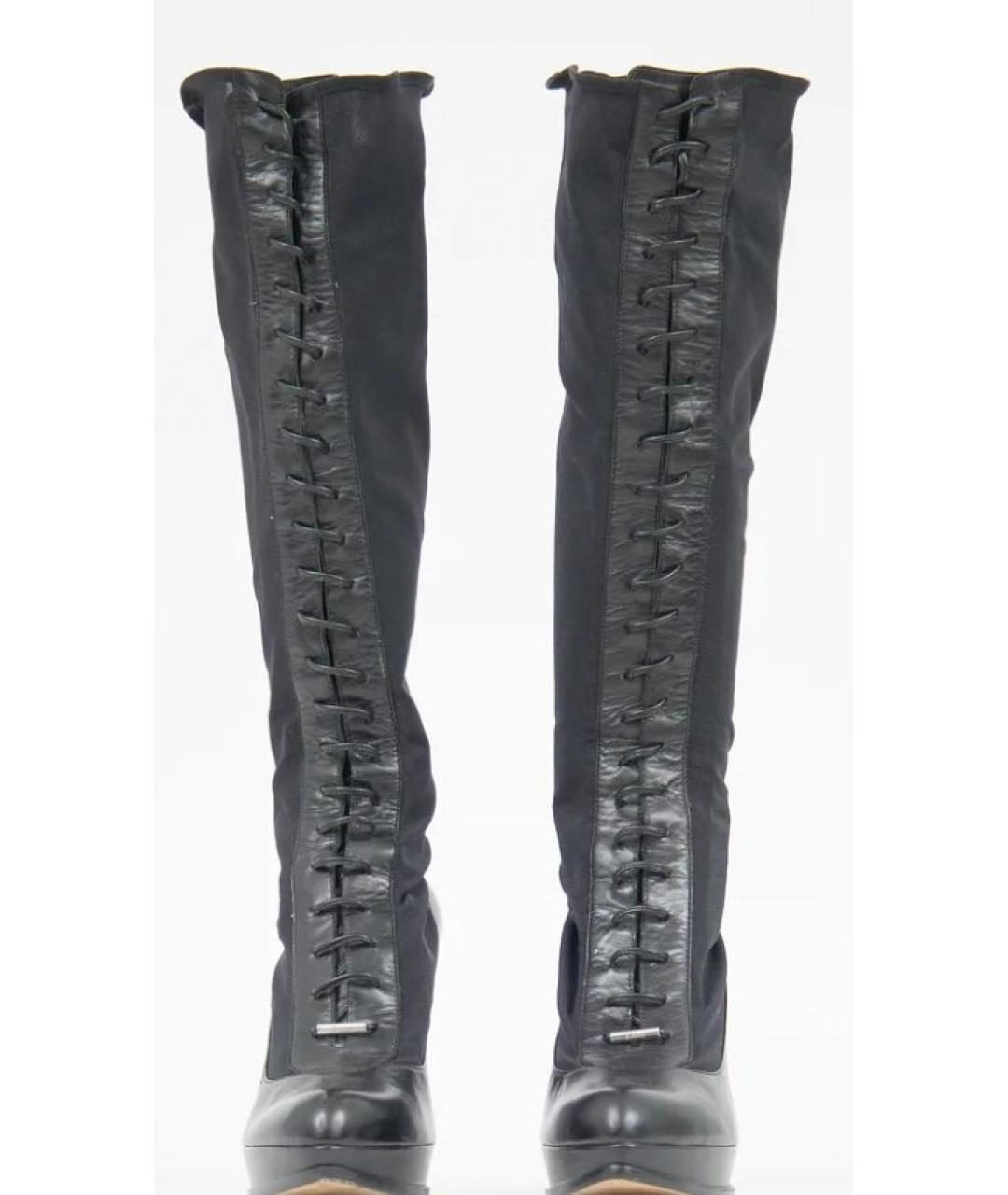 CHRISTIAN DIOR Черные сапоги, фото 4