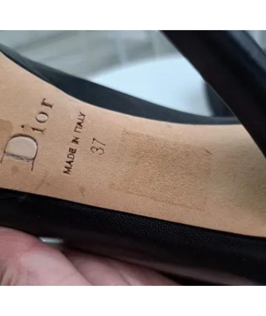 CHRISTIAN DIOR Черные сапоги, фото 7