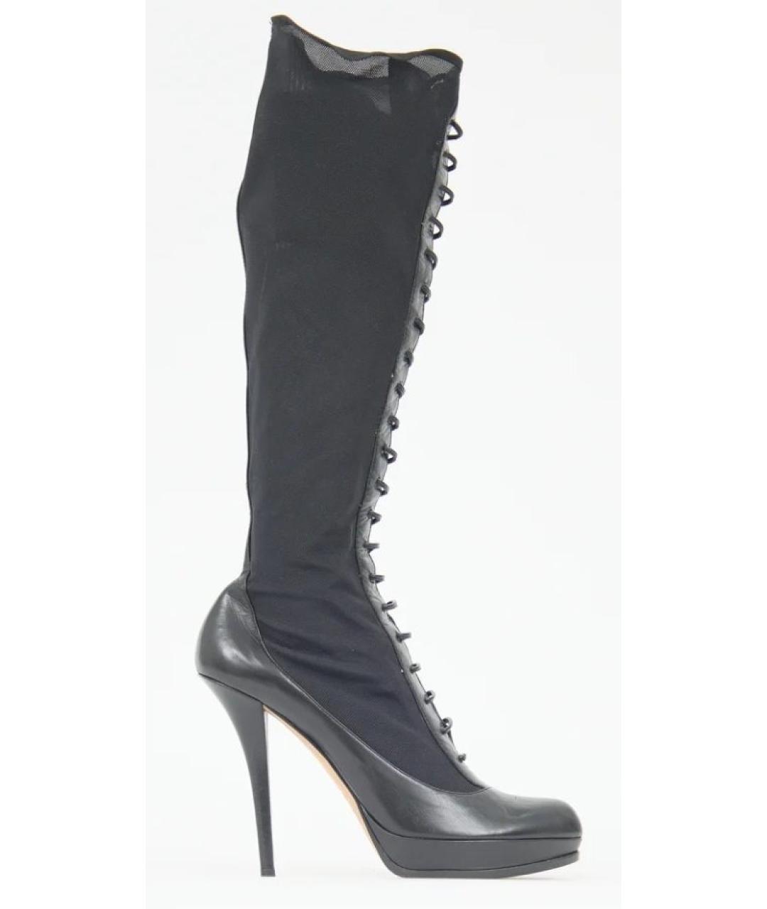 CHRISTIAN DIOR Черные сапоги, фото 10