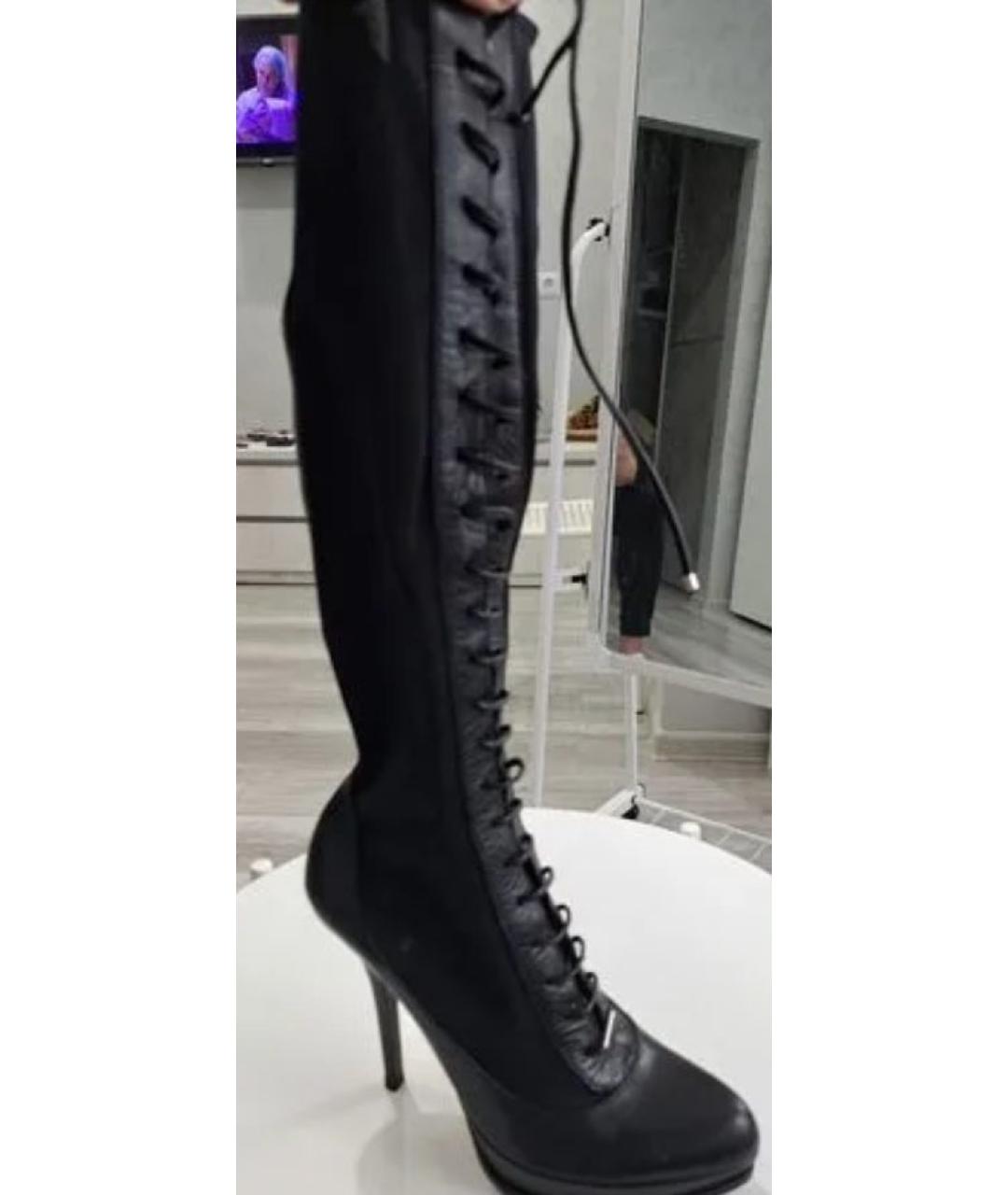 CHRISTIAN DIOR Черные сапоги, фото 5