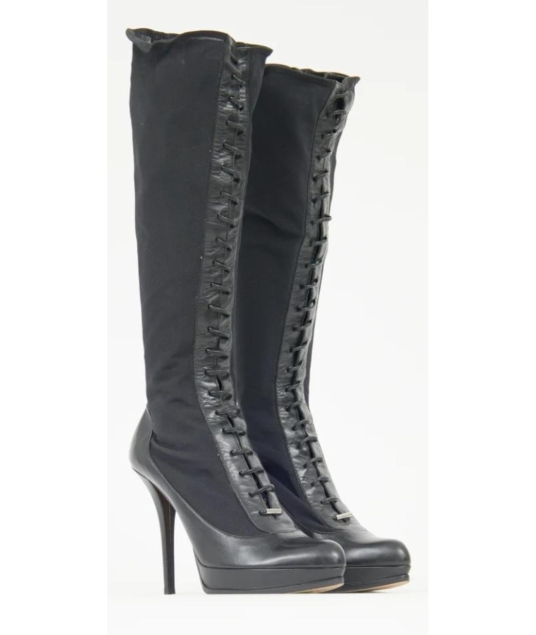 CHRISTIAN DIOR Черные сапоги, фото 3